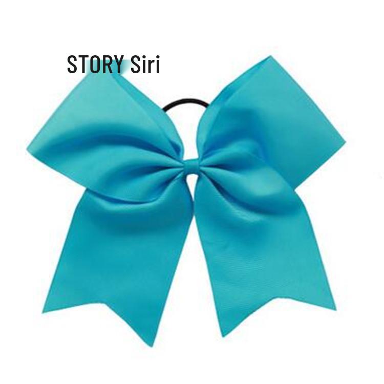 8-Inch Pigtail Bow Ribbon Hair Tie for Girls