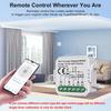 Tuya WiFi Умный выключатель для штор и жалюзи RF433МГц Приложение Smart Life Голосовое управление с Google Home Alexa Для электрических рулонных штор