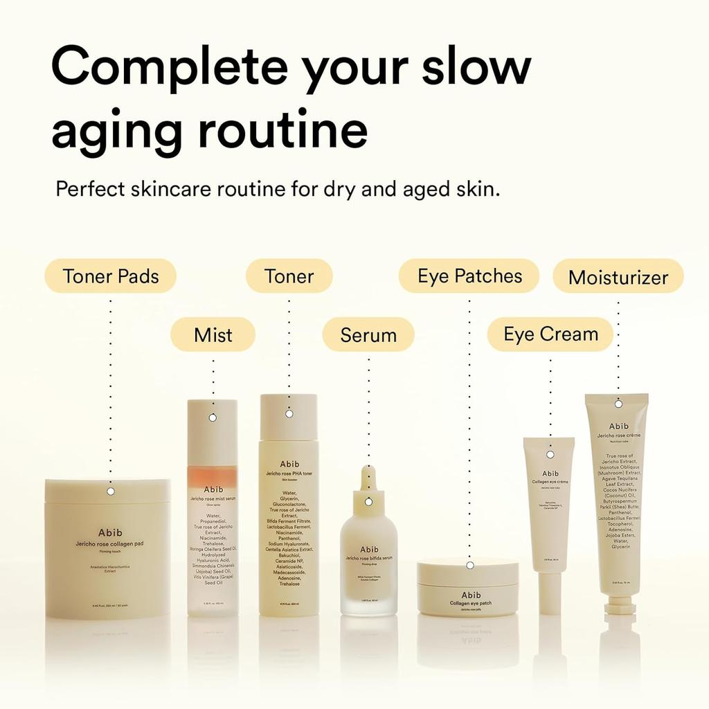 ABIB Крем «Иерихонская роза» – Гипоаллергенный антивозрастной увлажняющий крем для сухой и чувствительной кожи (75 мл / 2,53 жидких унции)