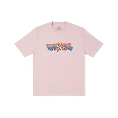 Palace Футболка FW21 Ultimo Series Zomby, светло-розовая, с мультяшным принтом, с круглым вырезом и коротким рукавом, футболка унисекс P21TS234