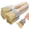 NUOLUX Paint Brushes with Wooden Handles for Barbecue and Paint Repair Pack of Cleaning, Painting, Paint, (2-inch, 10)