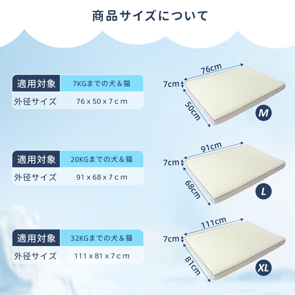 Подушка для кровати Кровать для собаки Кровать для питомца Диван-кровать для питомца Летняя прохладная кровать Моющаяся Пушистая кровать для сна собаки Водонепроницаемая Уход за пожилыми собаками Профилактика пролежней