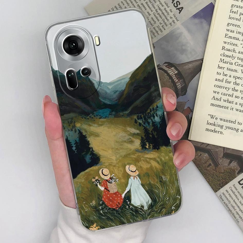 Для OPPO Realme C67 A3 12 Lite Pro+ Reno 11 Pro 5G задняя крышка крутая модные чехлы для девочек и мальчиков силиконовые мягкие супер противоударные прозрачные чехлы из ТПУ для OPPO