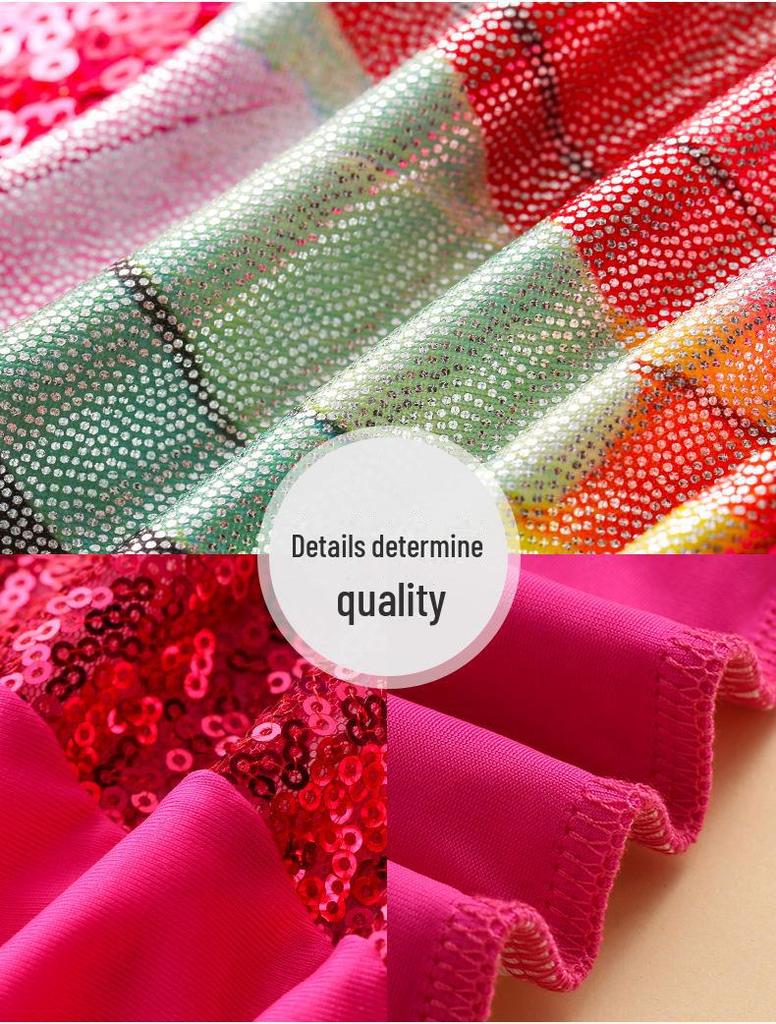 Летняя детская одежда для гимнастики, танцев и балета: Костюмы для выступлений и тренировок для девочек