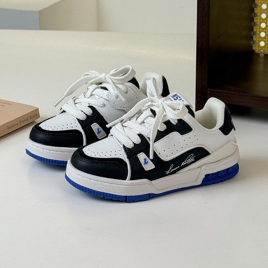 Children's Little White Shoes 2025 Spring and Autumn Classmate Fashion Versatile Boys' Board Shoes Medium and Older Children's Girls' Casual Shoes