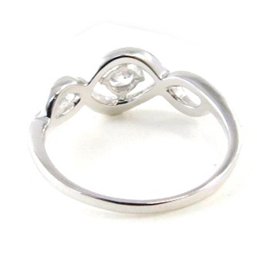 Silver Ring 'Câlin' White Silver (rhodium) - 8 Mm