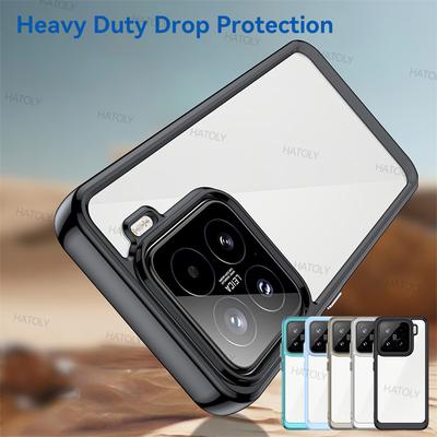 Для Xiaomi 15 Чехол Xiaomi 15 15 Pro 5G Чехол Funda Clear PC + TPU Противоударный силиконовый защитный чехол для телефона Xiaomi 15