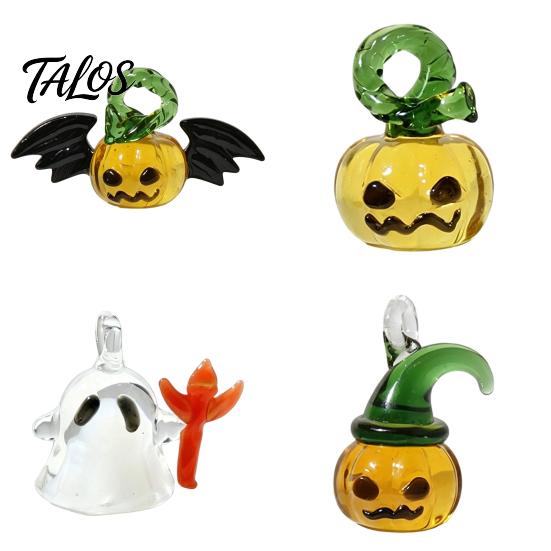 Милый тыквенный подвес на стекло автомобиля в виде крыльев летучей мыши, ручная работа, фигурка призрака для зеркала заднего вида, Хэллоуин, декоративный подвес для дома