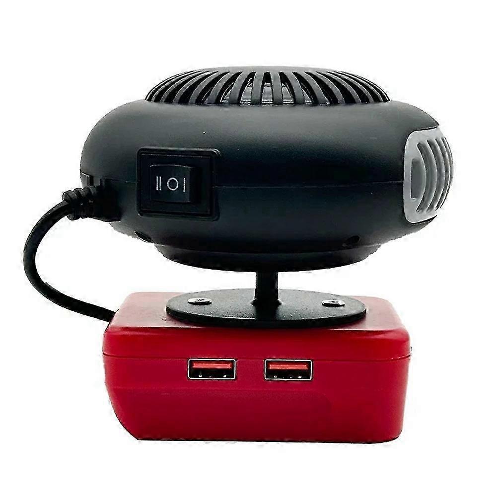 Portable Electric Warm Air Blower for Milwaukee Tools, Dual Hot/Cold Modes, Indoor & Outdoor Use