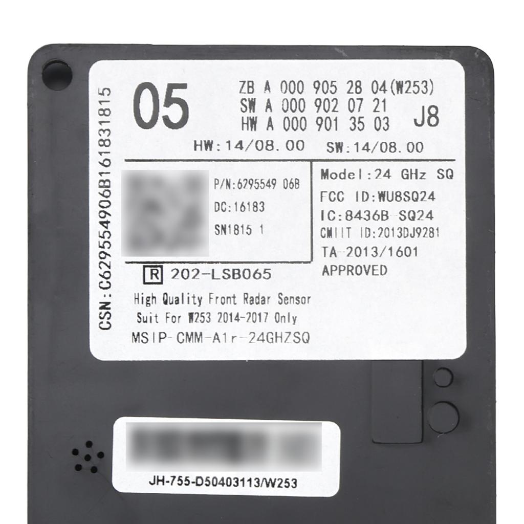 Блок управления передним радарным датчиком A0009052804 Для Mercedes C-Class W253 14-17