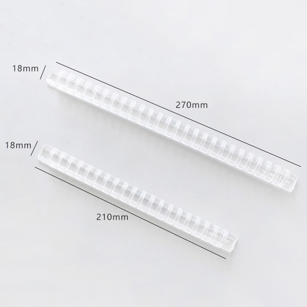 Пластиковые переплеты-гребни Круглые кольца для переплета книг с отрывными листами Кольца для переплета записных книжек Корешки