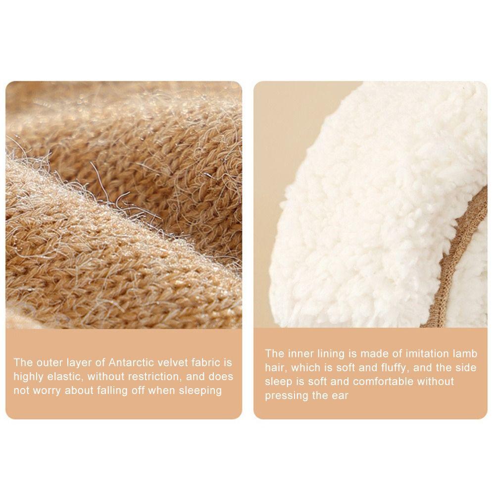 Unisex Outdoor Sports Sound Insulation Ear Warmers Sleep Earmuffs Headwear Earmuffs Hair Band