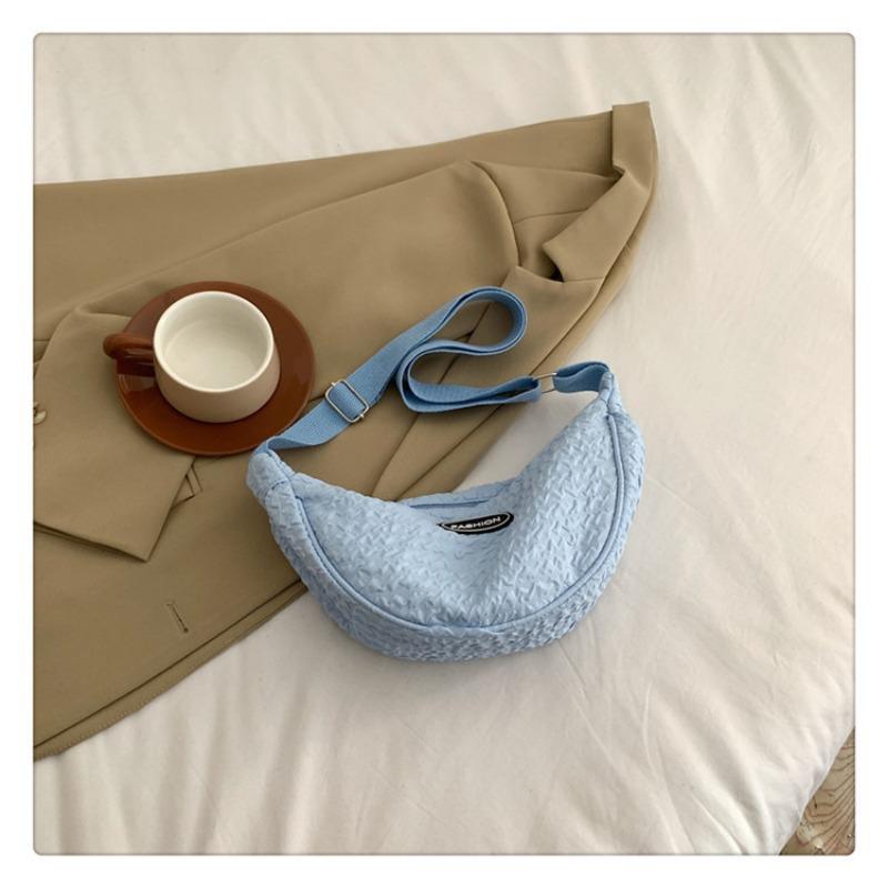 Новая милая сумка через плечо, универсальная сумка-пельмень, маленькая свежая сумка-мессенджер, сумка конфетного цвета, нишевая женская сумка