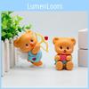 Lovable Butter Bear Pvc Figurine For Creative Desk Decor And Trendy Collectible