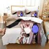 3D Print Anime Touhou Project Bedding Collection Duvet Cover Bed Collection Quilt Cover Pillowcase Comforter King Queen Size Boys Adult A