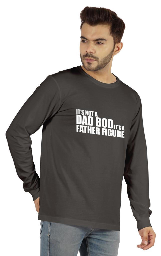 Inkmeso Мужская футболка It's Not A Dad Bod It's A Father Figure Смешные цитаты Папочка футболка