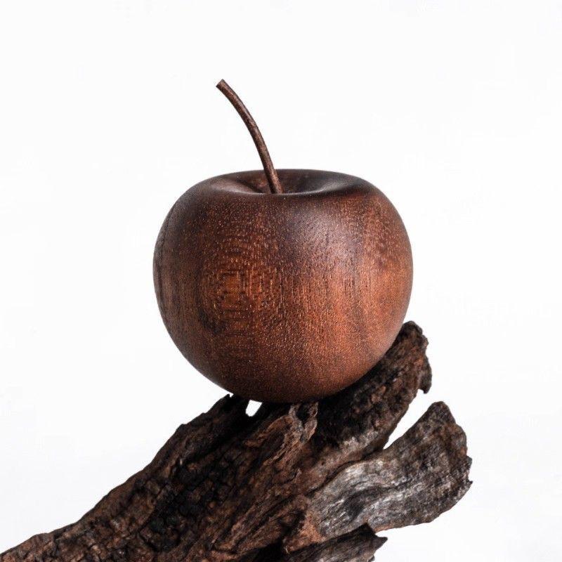 Креативный автомобильный диффузор ароматов Apple из дерева для домашнего использования с высококачественным натуральным ароматом, деревянный диффузор для использования в помещении