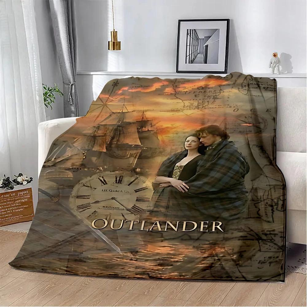 OUTLANDER TV Jamie Fraser Sassenach Dragonfly Printed Blanket Picnic Blanket Warm Soft and Comfortable Home Travel Birthday Gift