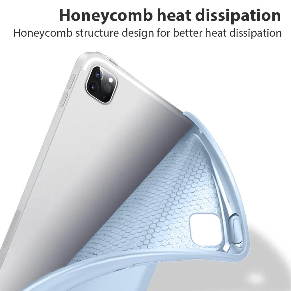 Для iPad Pro 13 11 12,9 дюймов M4 M2 2024 10th 9th 10.9 Чехол Air 5 4 3 2 Для iPad 8th 7th Generation Funda mini 6 2021 Чехол-подставка