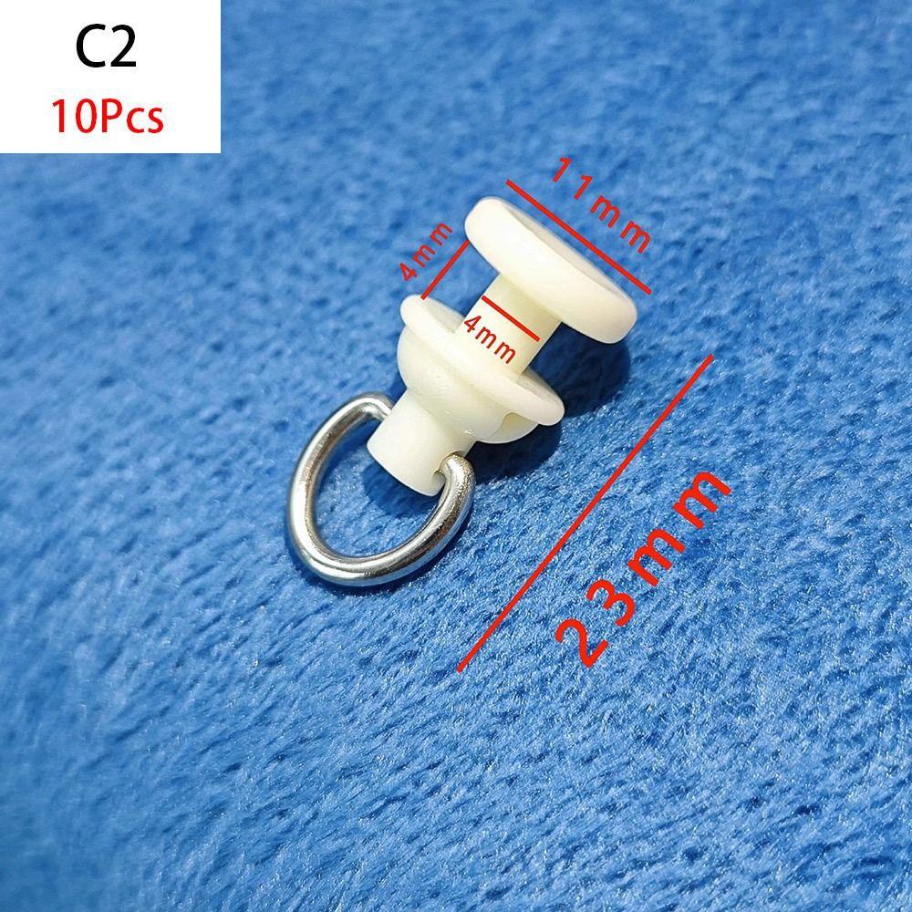 10 шт. мебельная фурнитура колеса для штор рельсы для штор крючок кольцо слайдер аксессуары для штор