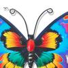 Настенные украшения-бабочки из металла для подвешивания на улице, Декоративная скульптура, Железное украшение с легкой установкой для помещений, гостиной, спальни, сада, патио, забора
