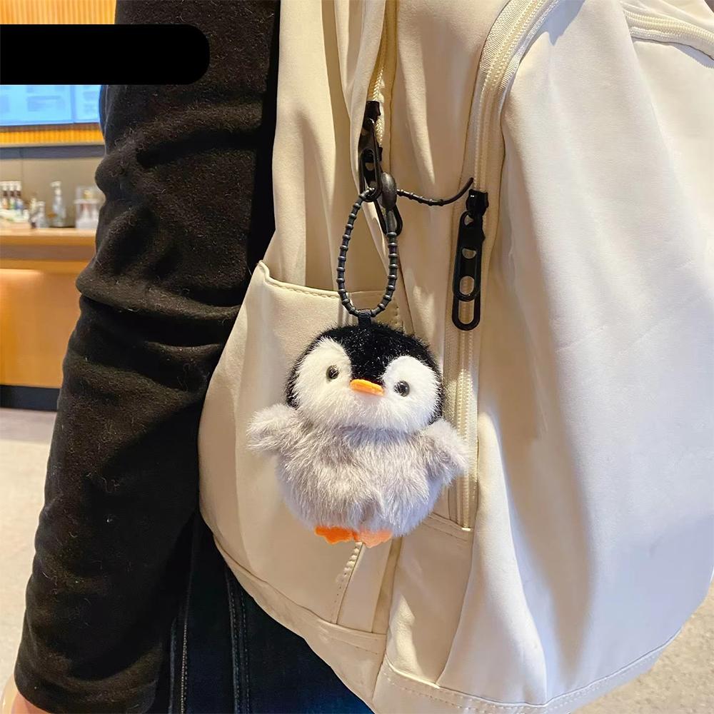 3-Inch Plush Baby Penguin - Adorable Fluffy Charm for Backpacks & Daily Joy Emotional Support Penguin Gifting Bag Charm