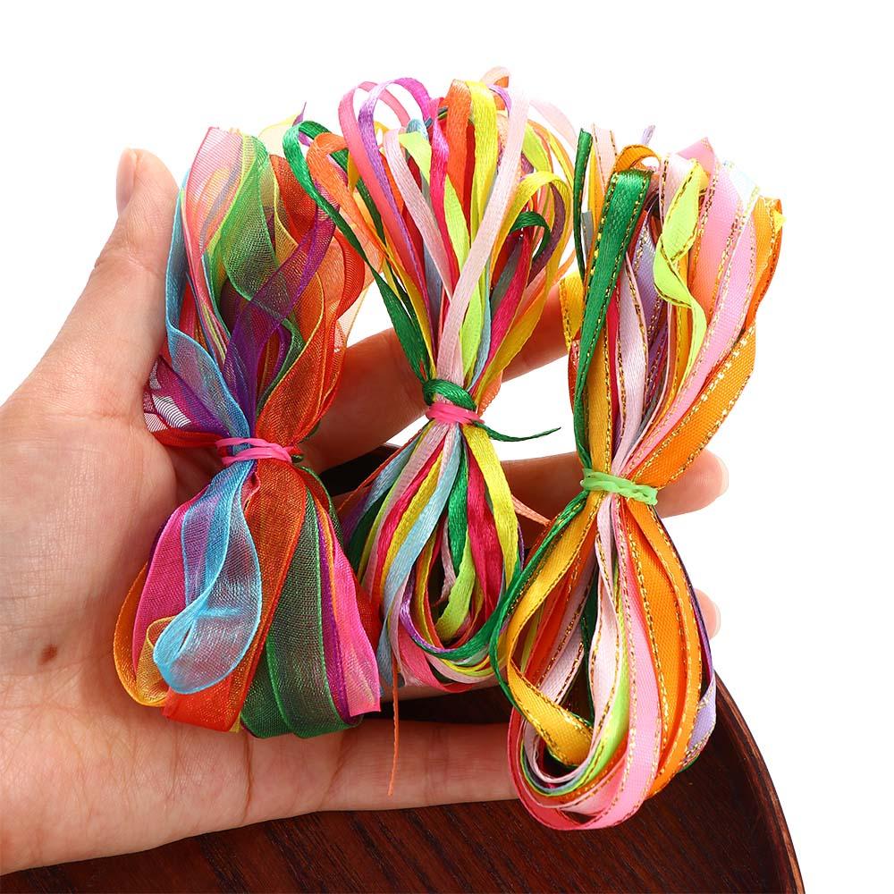 Sweet Children Princess Women Girl DIY Ponytail Hair Ribbons African Braid Mix Colorful Hair Braids
