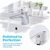 Zinc Alloy Faucet Handle 35mm Valve Core Hot Cold Water Water Tap Handle Single Lever Chrome Finish Faucet Lever Kitchen