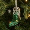 Butterfly Christmas Tree Hanging Decor Glitter Dust Finish Glitter Xmas Tree Ornament  Home Party