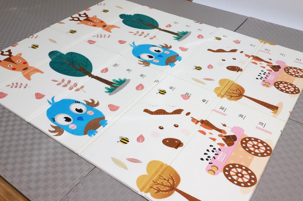 Складной коврик 150x180x1см - природа/медведи