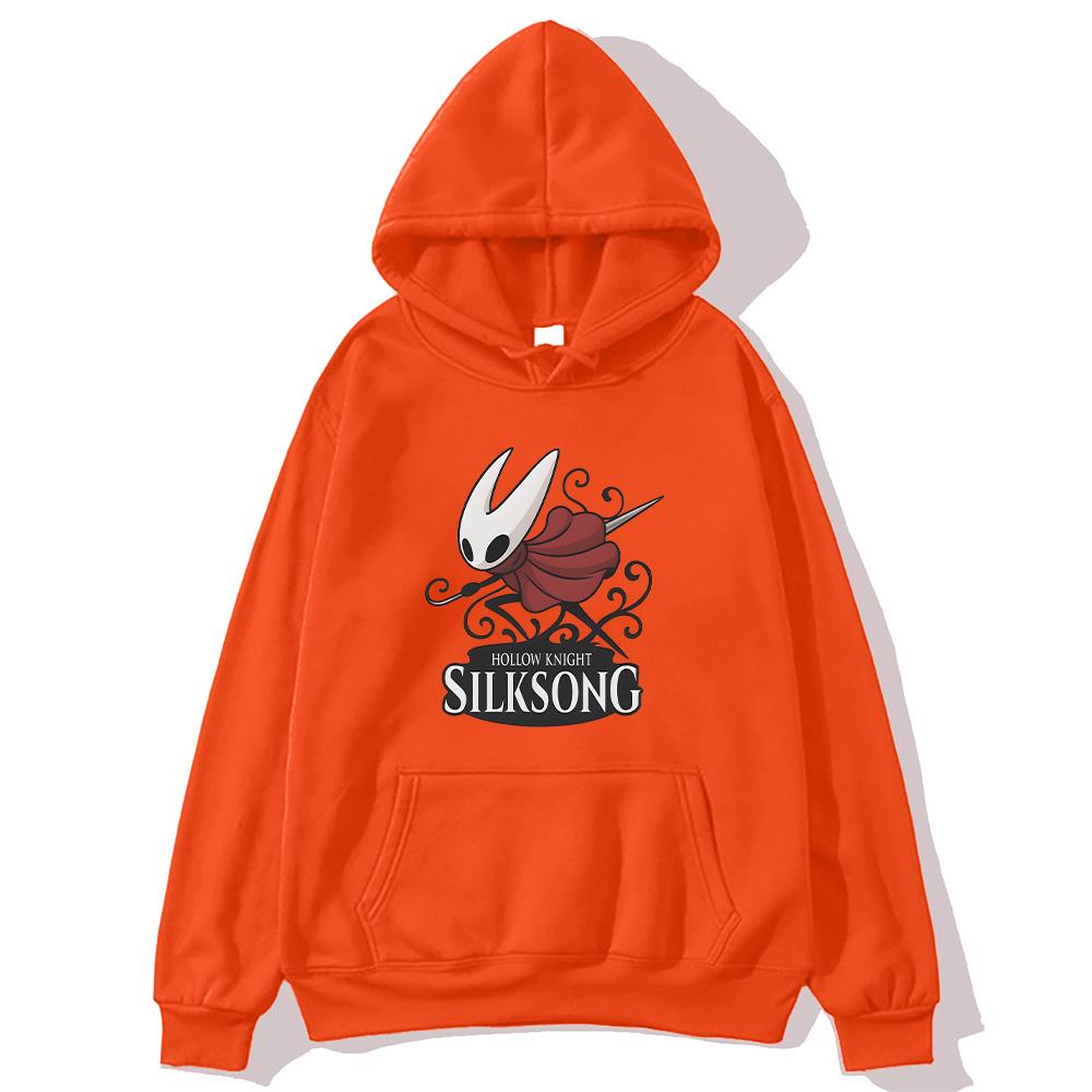 Hollow Knight Silksong Graphic Hoodie Male Women Fashion Oversized Sweatshirts Hollow Video Game Fan Pullovers High Street Hoody