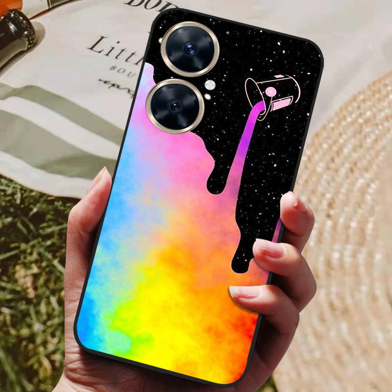 For Funda Huawei Nova 11i Case Soft Silicone Wolf Back Cover Phone Cases for Huawei Nova 11i MAO-LX9 Case Nova11i 11 i Coque