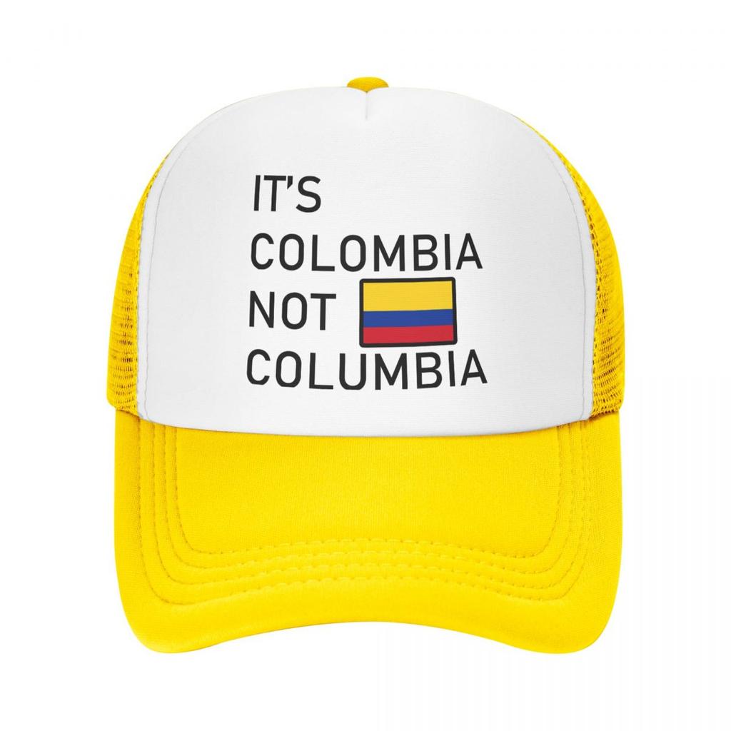 Бейсбольные кепки It Colombia Not Columbia, унисекс, шляпы Snapback для влюбленных, кепки-дальнобойщики, женские дышащие сетчатые козырьки с козырьком