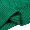 Polo Ralph Lauren Ss22 Solid Color Logo Embroidered Cable Knit Sweater Men Sweater Green 710775885-042