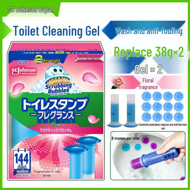 S.C. Johnson Japan Antibacterial Toilet Gel Cleaner: Odor Removal & Long-Lasting Fragrance