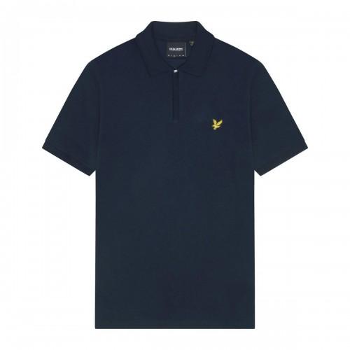 Lyle & Scott Мужская рубашка поло на молнии до середины груди