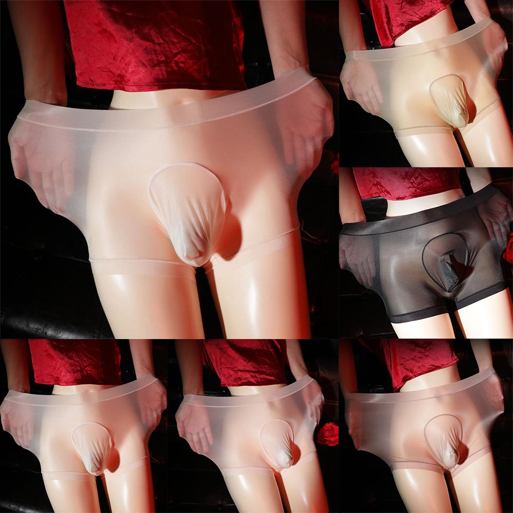 Прозрачные 1 * трусы, сексуальные прозрачные трусы-боксеры, сетка