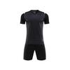 (Black Custom, 5XL Height 190-200CM) Football Jerseys Sets Men Sports Soccer Jersey Survetement Football Uniforms Women Soccer Training Suit