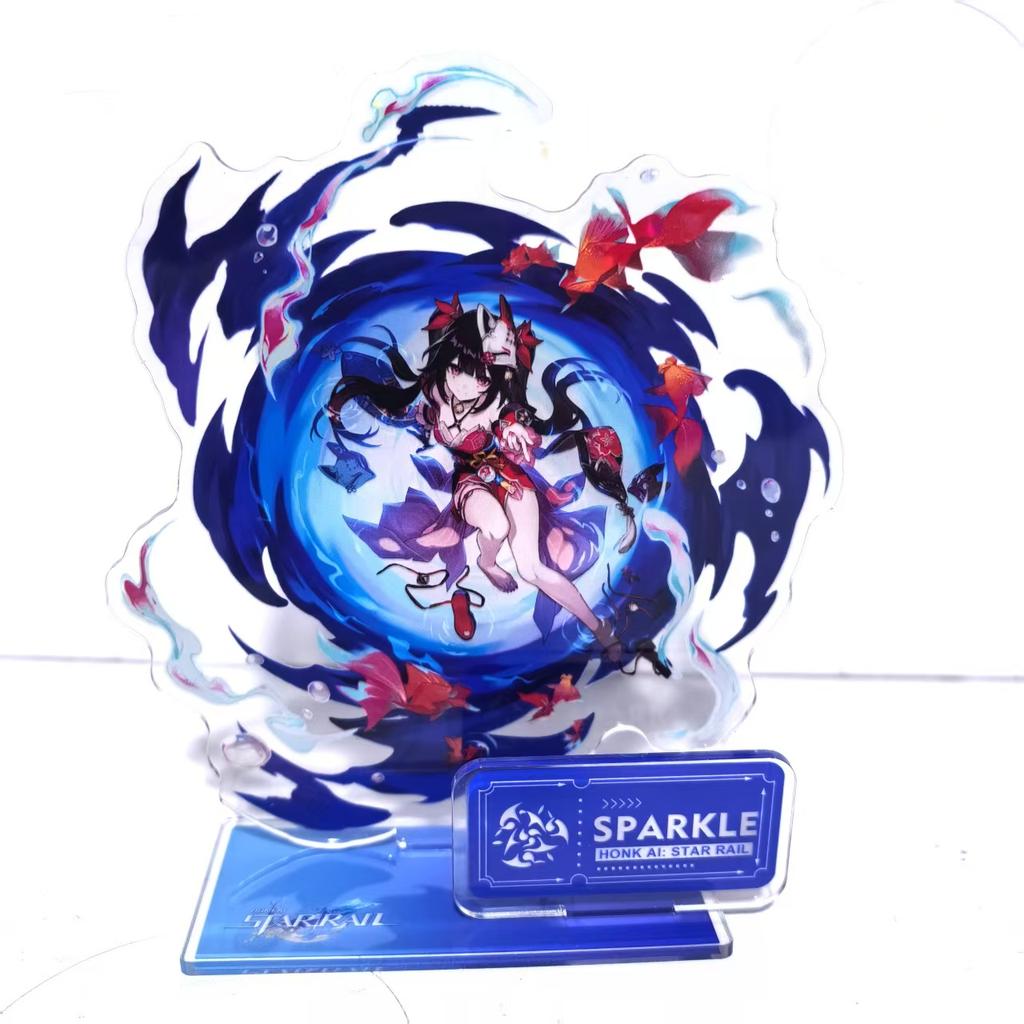 Игровая фигурка Honkai: Звездный Экспресс Воскресенье Цзяо Цю Юнь Ли Светлячок Цзин Лю Акриловая Подставка Модель Пластина Косплей Аниме Брелок Подарок для Фанатов