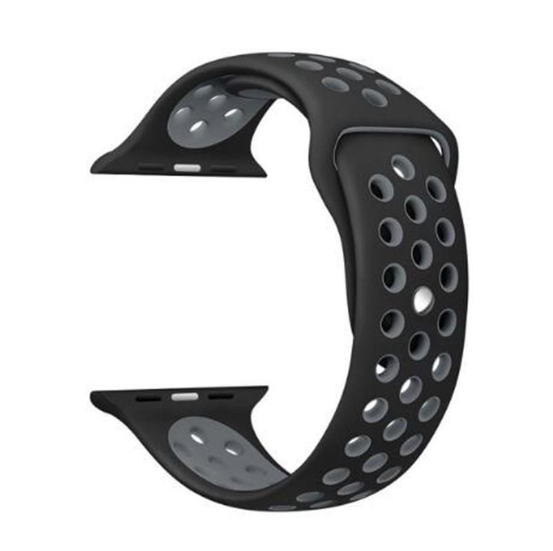 Спортивный ремешок для Apple Watch Ultra 2, 9, 8, 7, 6 SE 5, 4, 3, 2, 1, 49 мм, 38 мм, резиновый ремешок для Iwatch 4, 3, 40 мм, 44 мм, 41 мм, 42 мм, 45 мм