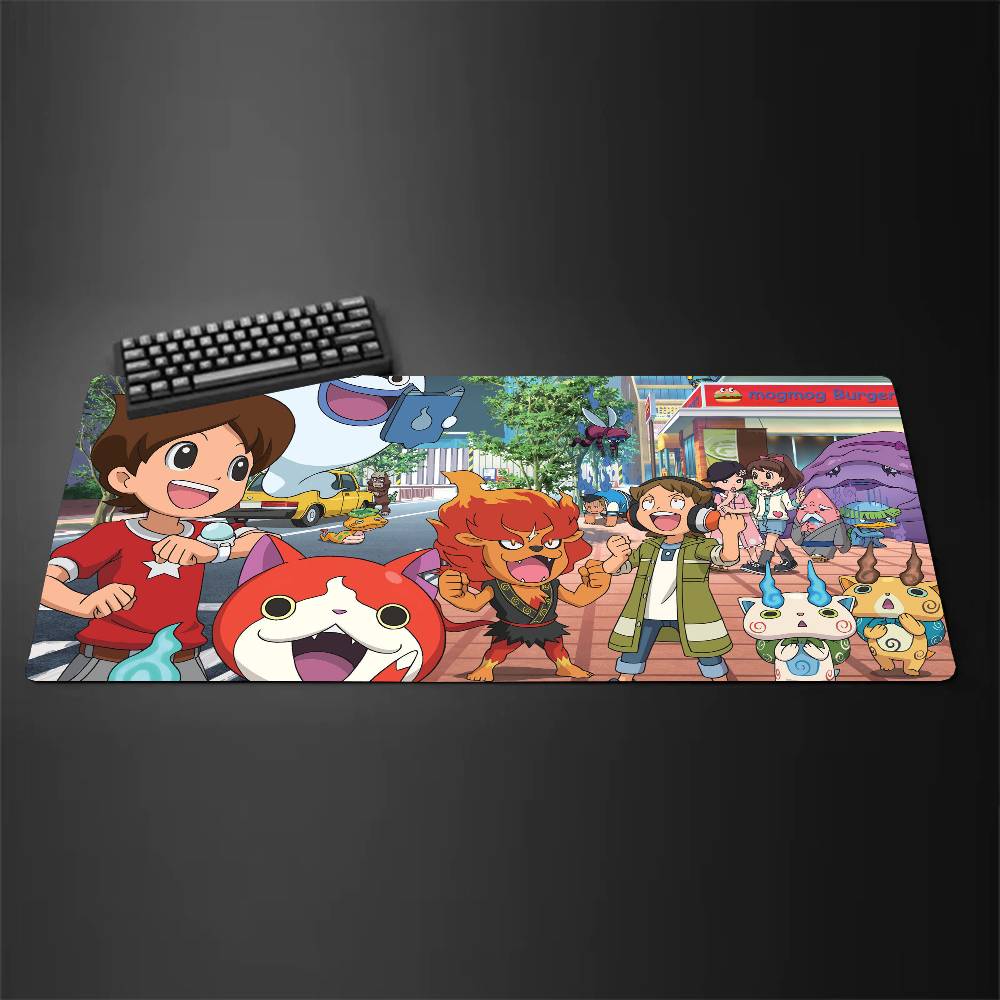 Игровой коврик для мыши Y-Yo-kai Watch, противоскользящий, подходит для офисных компьютеров, ноутбуков, игровых столов для киберспорта, XXL для клавиатуры
