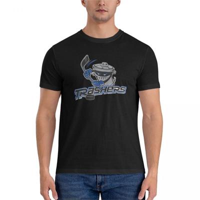 Danbury Trashers Хоккей на льду Винтажная базовая футболка мужские однотонные футболки дизайнерская футболка мужская смешные футболки для мужчин