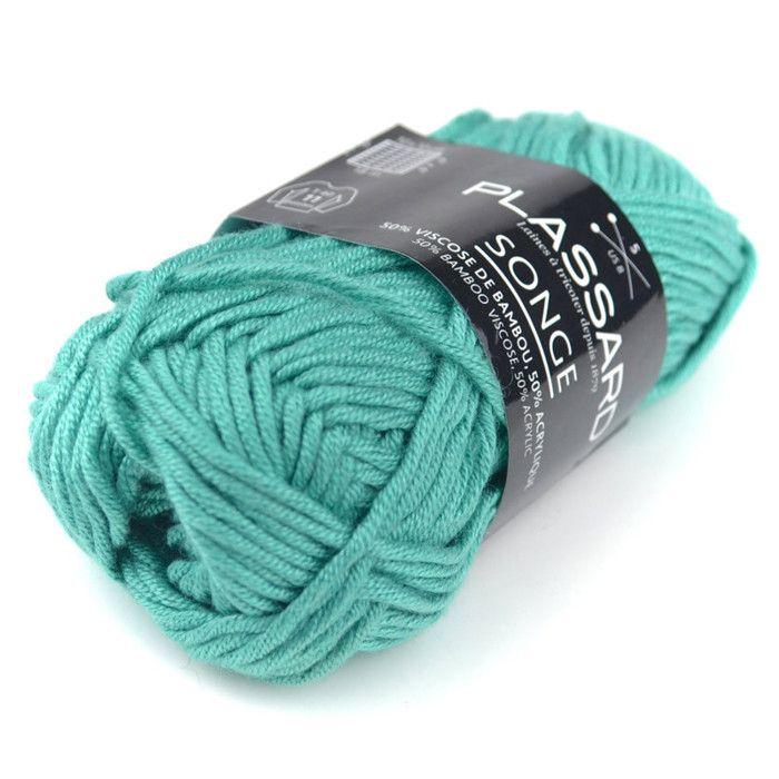 Plassard - Pelote pour tricoter l'été : Songe Turquoise Col. 21