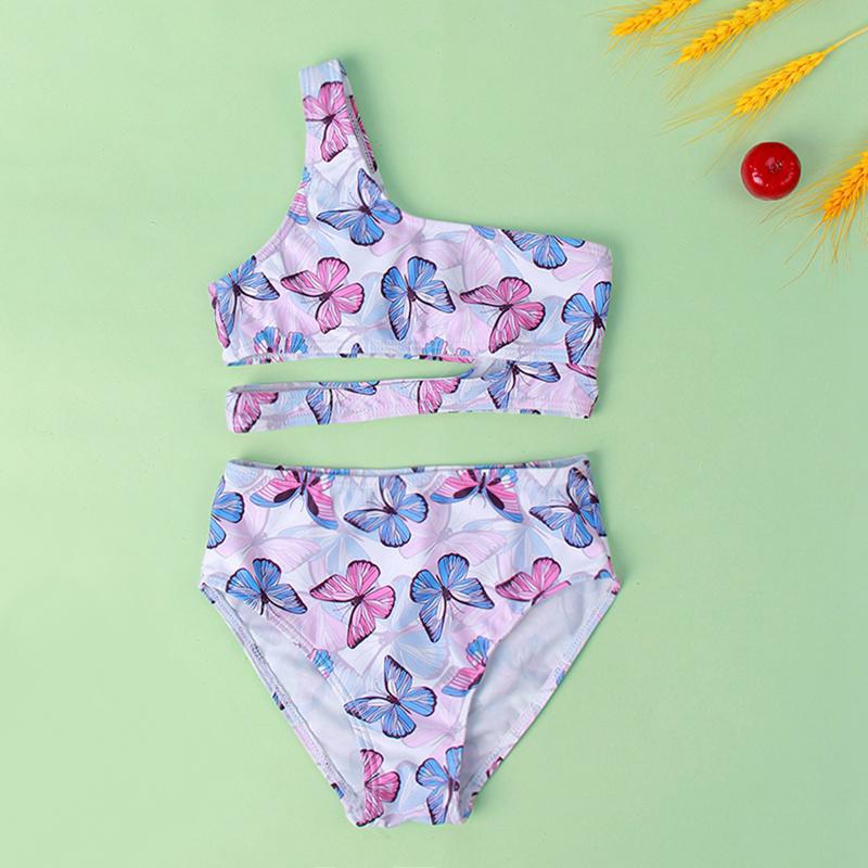 Детский купальник Детский купальник Купальник для девочек с высокой талией