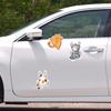 DS100#35.5x15cm Quirky Cat Cartoon Car Decal  Self-Adhesive Vinyl Animal Sticker