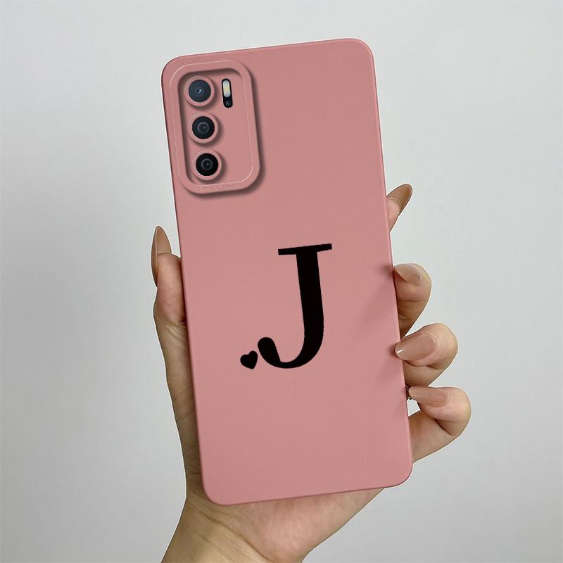Чехол для телефона OPPO A54s Чехол oppo A16 A16S CPH2269 CPH2271 Милые буквы Квадратный Жидкий силикон Мягкий Ударопрочный Задняя крышка Funda