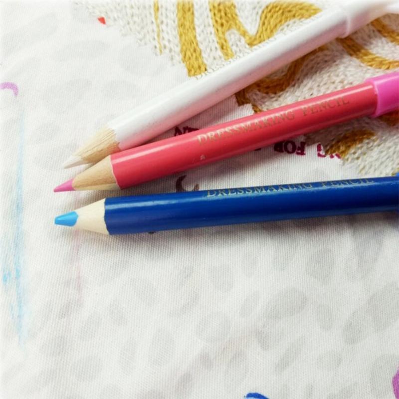 3 шт. Карандаш для разметки ткани с кисточкой, Карандаш для портного, Мелок для шитья, Ручка для шитья ткани