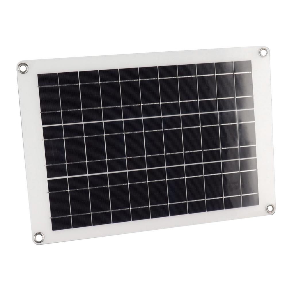 20W Polycrystalline Solar Panel Kit Flexible Photovoltaic Charging Panel with Dual USB Interface