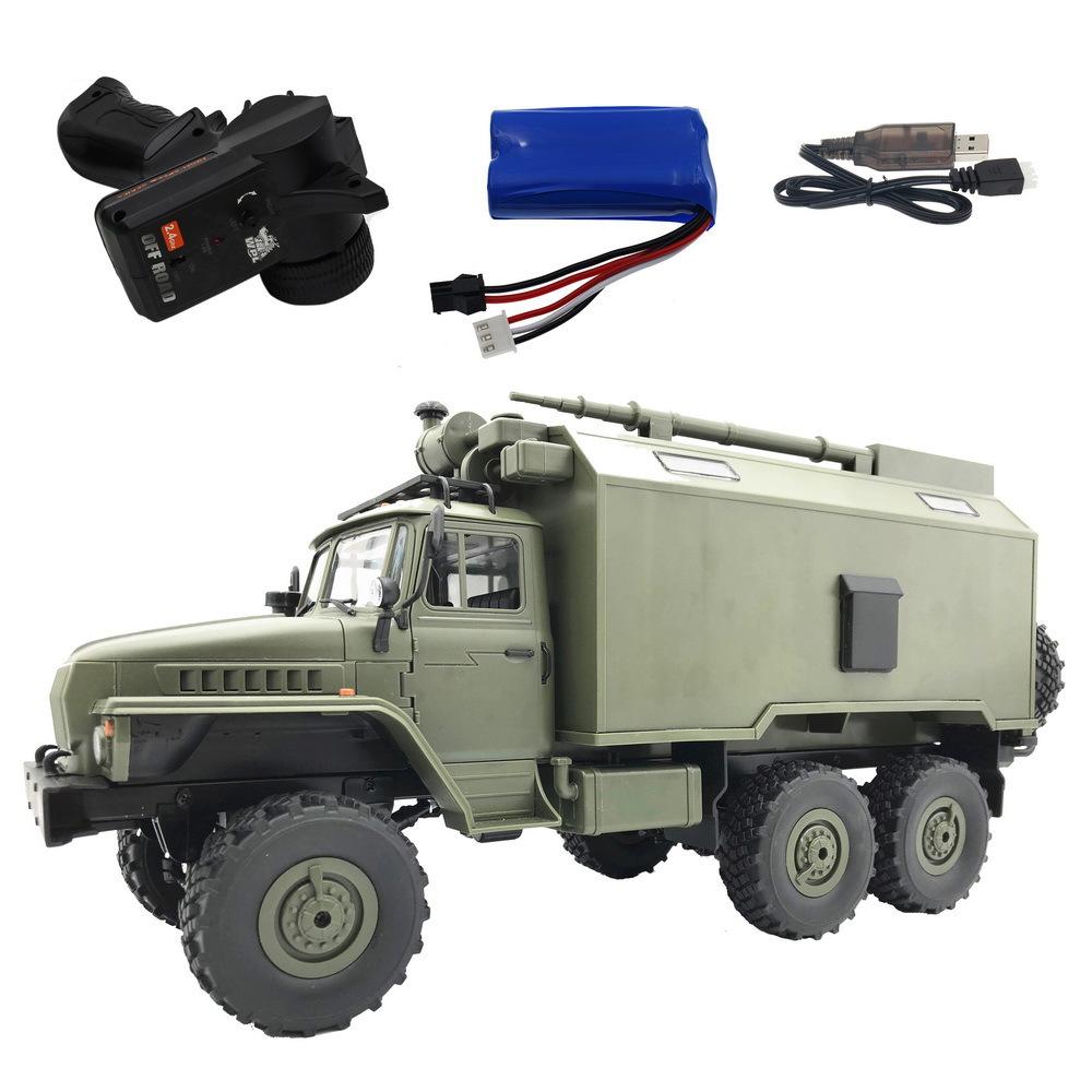 Naughty Dragon WPLB-36 Ural Command Communication Vehicle RC CAR Six-wheel Drive Remote Control Climbing Six-wheel Toy