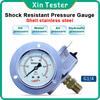 Xin Tester Axial Water Pressure Gauge Thread G1/4 Stainless Steel Anti-Vibration Air Oil Hydraulic Manometer 0-60Mpa